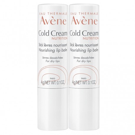 Avène Cold Cream Nutrition Stick Lèvres Nourrissant 2 x 4 g 3282770149401