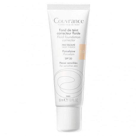Avène Couvrance Fond de Teint Correcteur Fluide 01 Porcelaine 30 ml 3282770100525