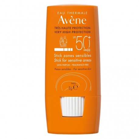 Avène Solaire Stick Zones Sensibles SPF 50+ 8 g 3282770204803