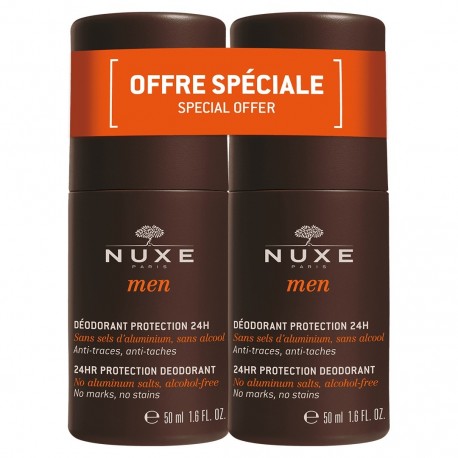 Nuxe Men 24H Protection Deodorant 2 x 50 ml 3264680028922