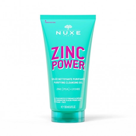 Nuxe Zinc Power Gelée Nettoyante Purifiante 150 ml 3264680039980