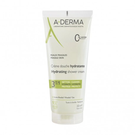 Aderma Hydrating Shower Cream 200 ml 3282770396577
