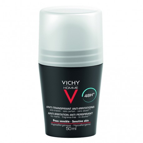 Vichy Homme Anti-Irritation Anti-Perspirant 48HR Deodorant Roll-On 50 ml 3337871320379