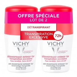 Vichy Détranspirant Intensif 72H Transpiration Excessive 2 x 50 ml 3337871324711