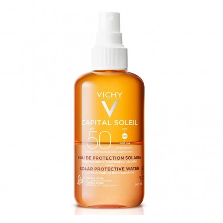 Vichy Capital Soleil Eau de Protection Solaire Hâle Sublimé SPF50 200 ml 3337875695152