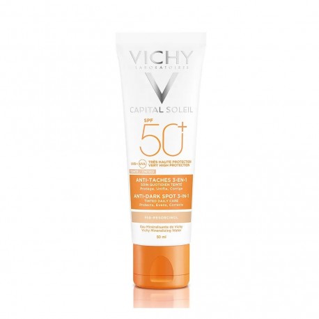 Vichy Capital Soleil Soin Anti-Taches Teinté 3-en-1 SPF50+ 50 ml 3337875419802