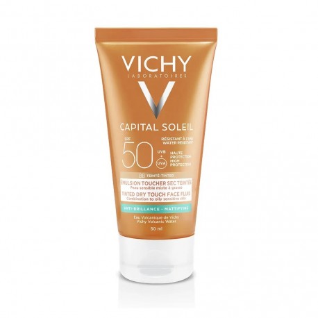 Vichy Capital Soleil BB Émulsion Toucher Sec Teintée SPF50 50 ml 3337871325787