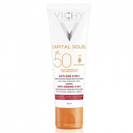 Vichy Capital Soleil Anti-Ageing 3-in-1 SPF50+ 50 ml 3337875585231