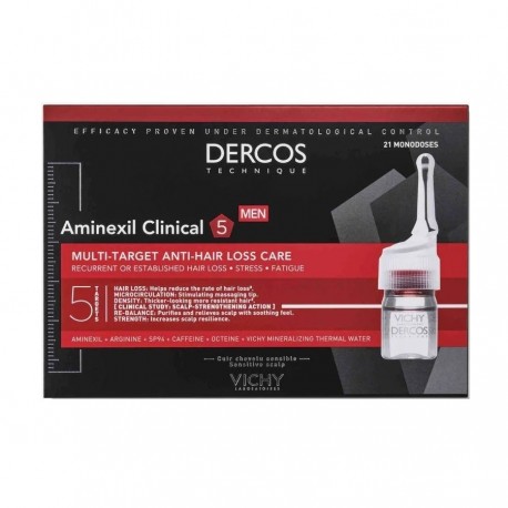 Vichy Dercos Aminexil Clinical 5 Homme 21 Monodoses 3337875522748