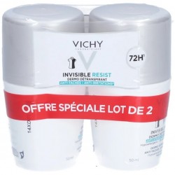 Vichy 72H Invisible Resist Dermo Detranpirant Roll-On 2 x 50 ml 3337875895620