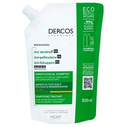 Vichy Dercos Anti-Pelliculaire Shampooing Traitant Cheveux Secs Eco-Recharge 500 ml 3337875787208