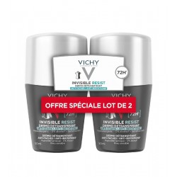 Vichy Homme Invisible Resist Detranspirant Anti-Irritations 72h 2 x 50 ml
