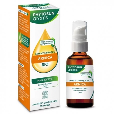 Phytosun Arôms Extrait Lipidique Arnica Bio 50 ml 3595890235436