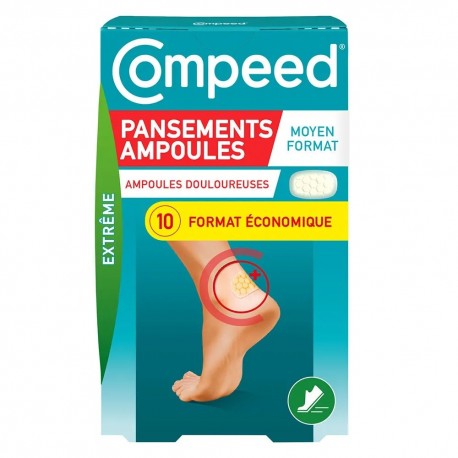Compeed Pansement Ampoules Extrême 10 Pansements 3663555004939