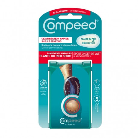Compeed Pansement Ampoules Plante du Pied Sport 3574660559859