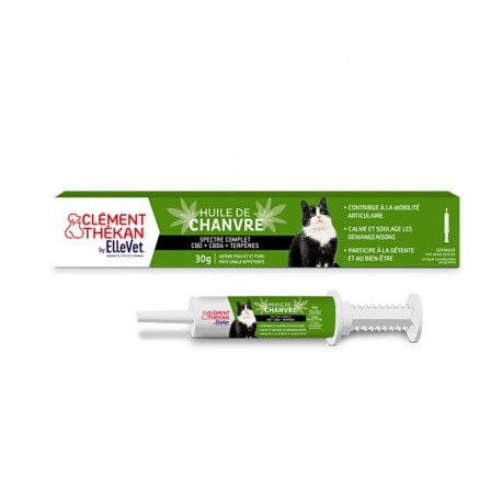 Clément Thékan Huile de Chanvre Chat 30 g 3595895320076