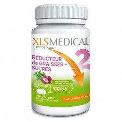 XLS Medical Perte de Poids+ Réducteur de Graisses + Sucres 120 Comprimés 5391520951114