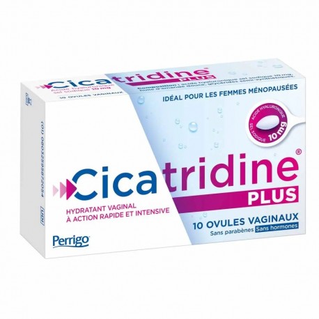 Perrigo Cicatridine Plus 10 Vaginal Ovules 8032595872054