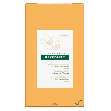 Klorane Bandes de Cire Froide à l'Amande Douce 3282779417051