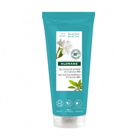 Klorane Nourishing Shower Gel with Organic Cupuaçu Tiare Water 200 ml 3282770143843