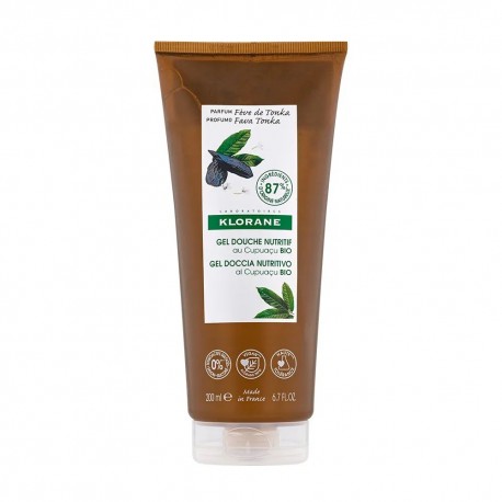 Klorane Nourishing Shower Gel with Organic Cupuaçu Tonka Bean 200 ml 3282770144215