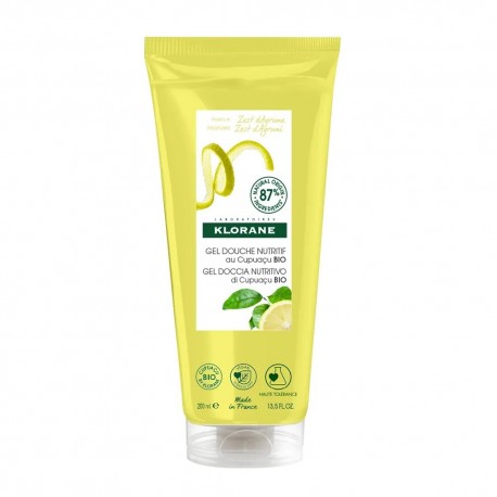 Klorane Nourishing Shower Gel with Organic Cupuaçu Citrus Zest 200 ml 3282770144178
