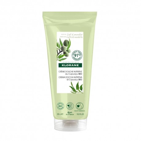 Klorane Crème Douche Nutritive au Cupuaçu Bio Lait d'Amandier 200 ml 3282770143836