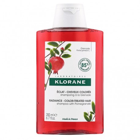 Klorane Éclat Cheveux Colorés Shampoing à la Grenade 200 ml 3282770143560