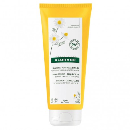 Klorane Brightening - Blonde Hair Conditioner with Chamomile 200 ml 3282770149319
