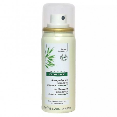 Klorane Shampoing Sec Extra-Doux à l'Avoine et Céramide 50 ml 3282770390773