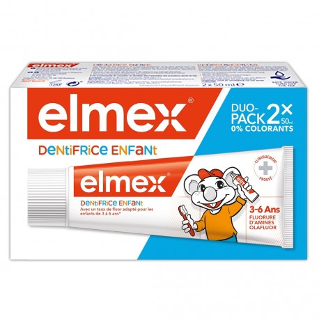 Elmex Dentifrice Enfant 2 x 50 ml 8718951412880