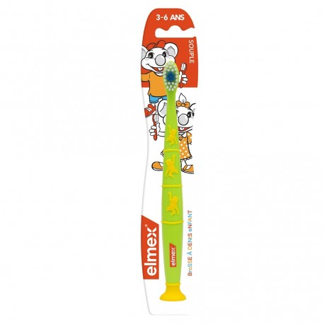 Elmex Brosse à Dents Enfant 3-6 Ans 7610108020355