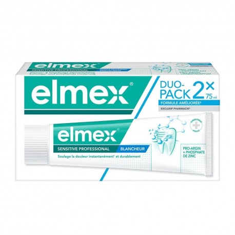 Elmex Sensitive Professional Blancheur Dentifrice 2 x 75 ml 8718951093607