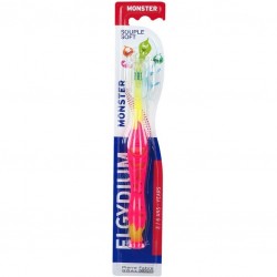 Elgydium Monster Brosse à Dents Souple 2-6 Ans 3577056008085