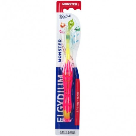 Elgydium Monster Soft Toothbrush 2-6 Years 3577056008085