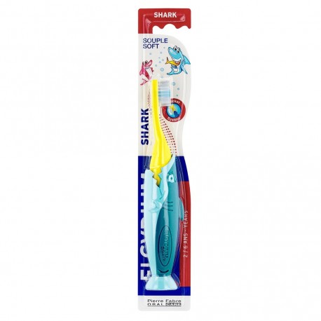 Elgydium Shark Soft Toothbrush 2-6 Years 3577056014826