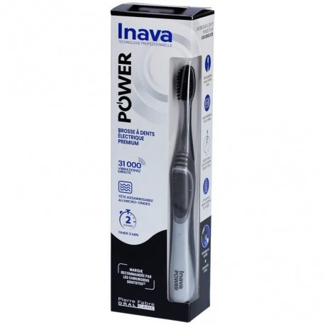 Inava Power Brosse à Dents Électrique Premium Noir 3577056026973
