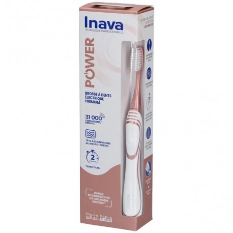 Inava Power Brosse à Dents Électrique Premium Rose 3577056026966