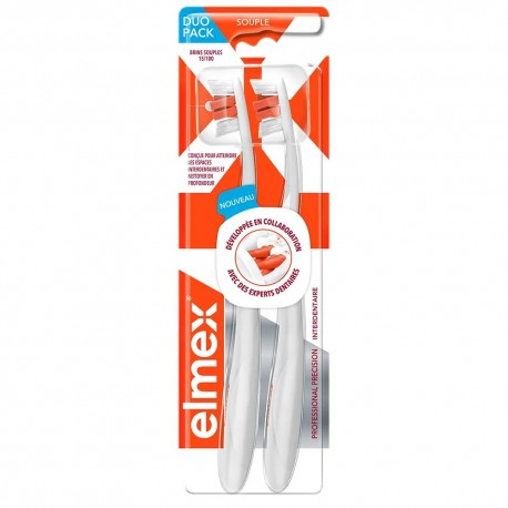 Elmex Brosse à Dents Anti-Caries Precision Interdentaire Souple x 2 8718951667006