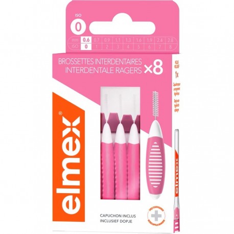 Elmex Interdental Brushes 0.6mm Size 0  8718951568136