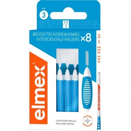 Elmex Brossettes Interdentaires 1.1mm Taille 3  8718951568297