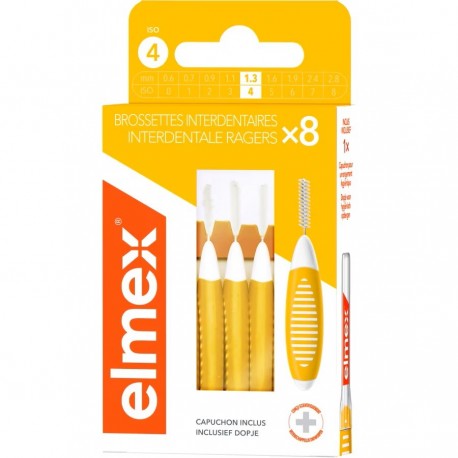 Elmex Toothless Brushes 1.3mm Size 4  8718951568341