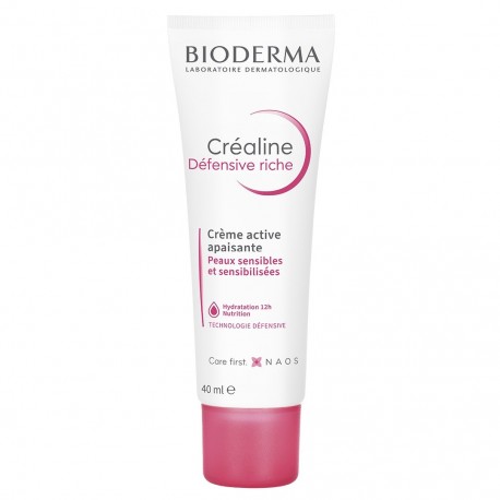 Bioderma Créaline Défensive Riche Crème Active Apaisante 40 ml 3701129804476