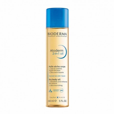 Bioderma Atoderm 2-in-1 Oil Huile Sèche Corps 150 ml 3701129807934