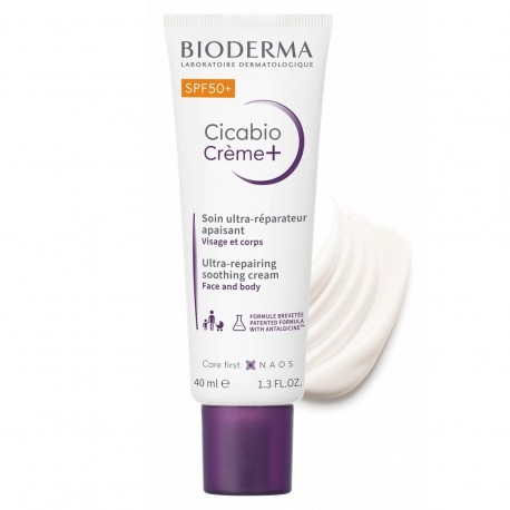 Bioderma Cicabio Cream+ SPF50+ 40 ml 3701129810088