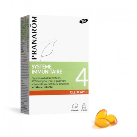 Pranarôm Oléocaps+ 4 Immune System 30 Capsules 5420008527951