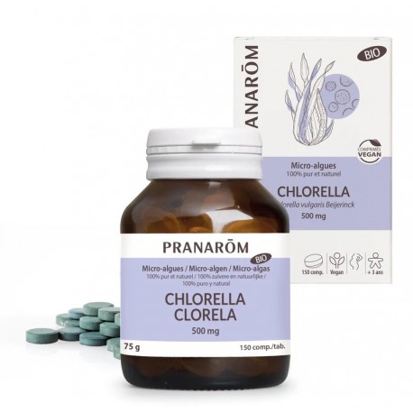 Pranarôm Micro-Algues Chlorella 150 Comprimés 5420008542572