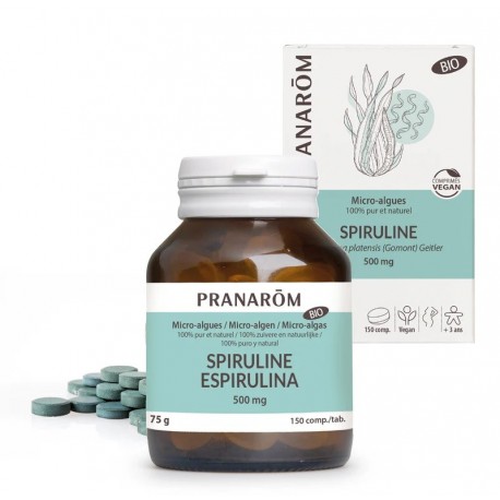 Pranarôm Micro-Algues Spirulina 150 Tablets 5420008542565