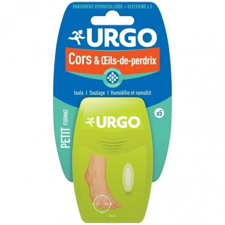 Urgo Cors et Oeils de Perdrix 5 Pansements 3664492014708