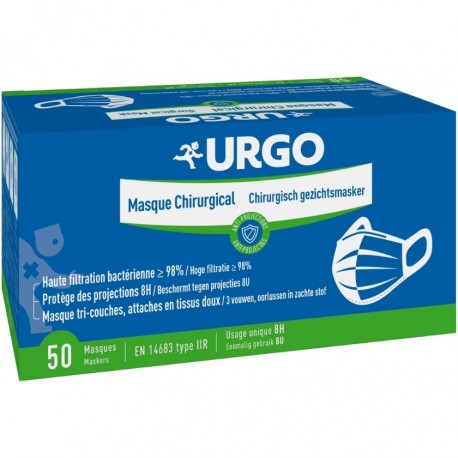 Urgo Masque Chirurgical 50 Masques 3664492001517